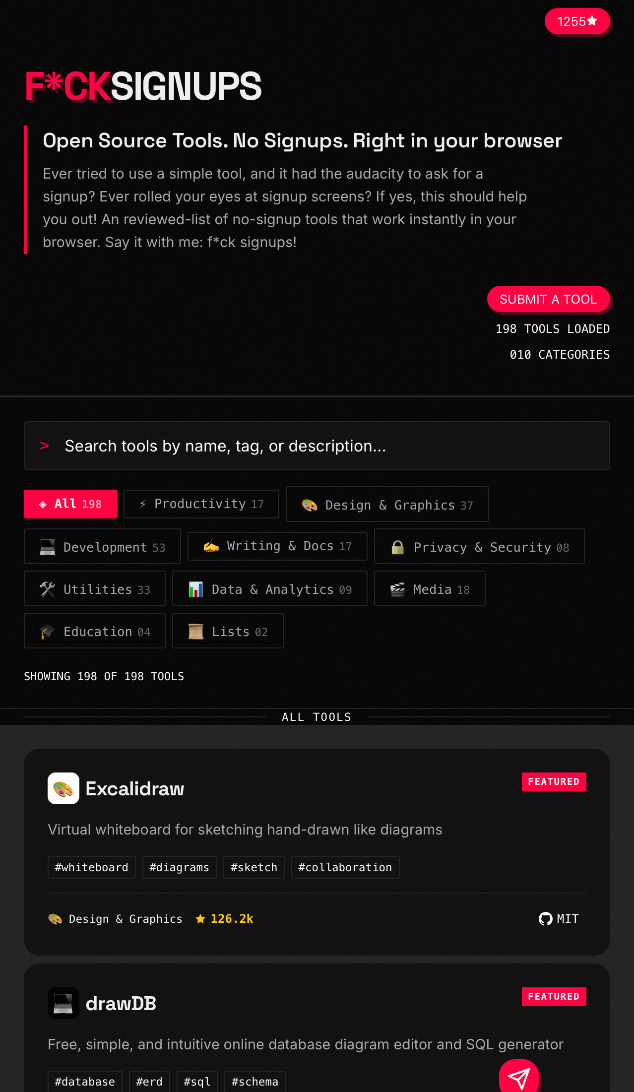 Fcksignups