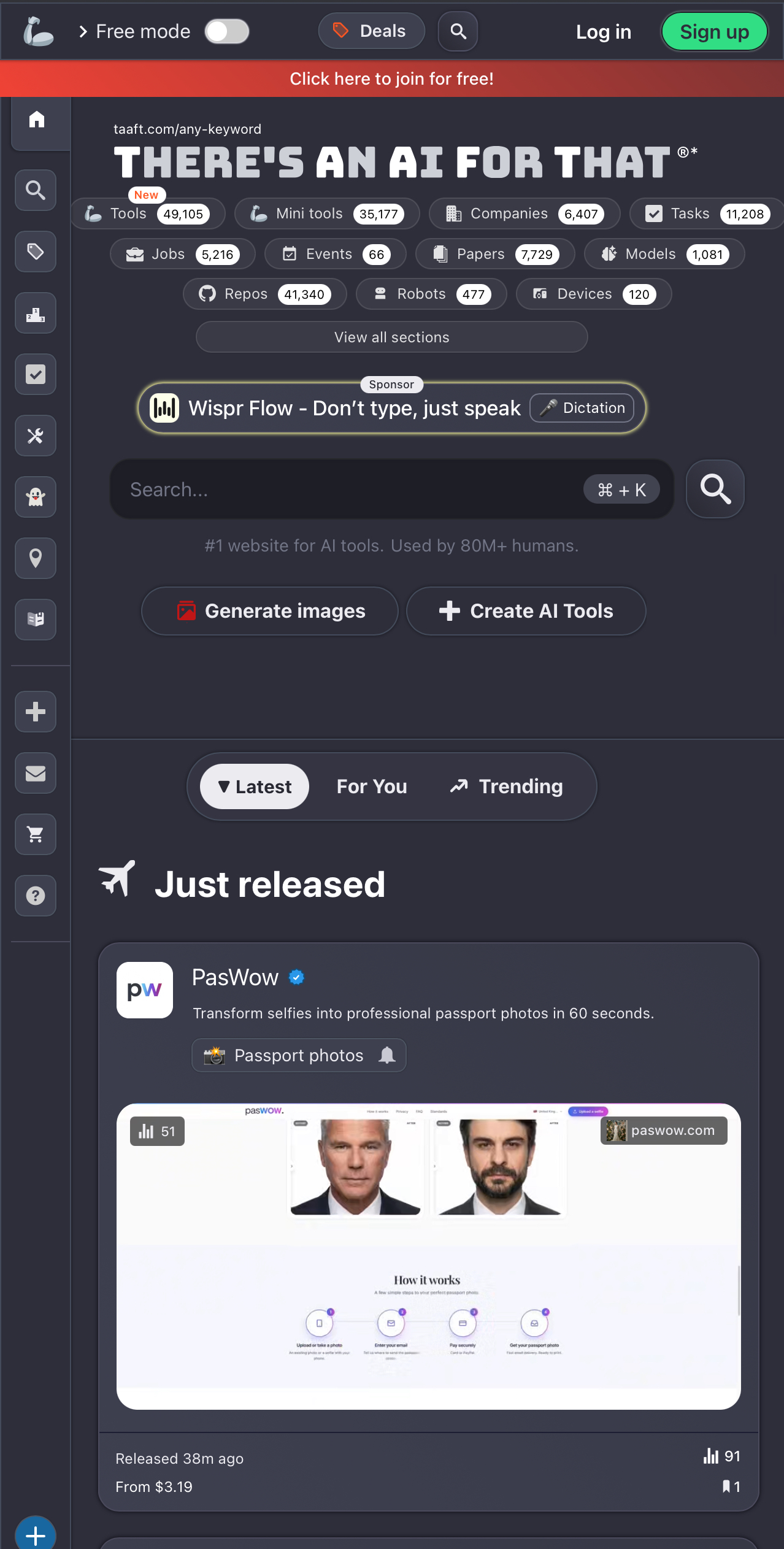 There Is An AI For That