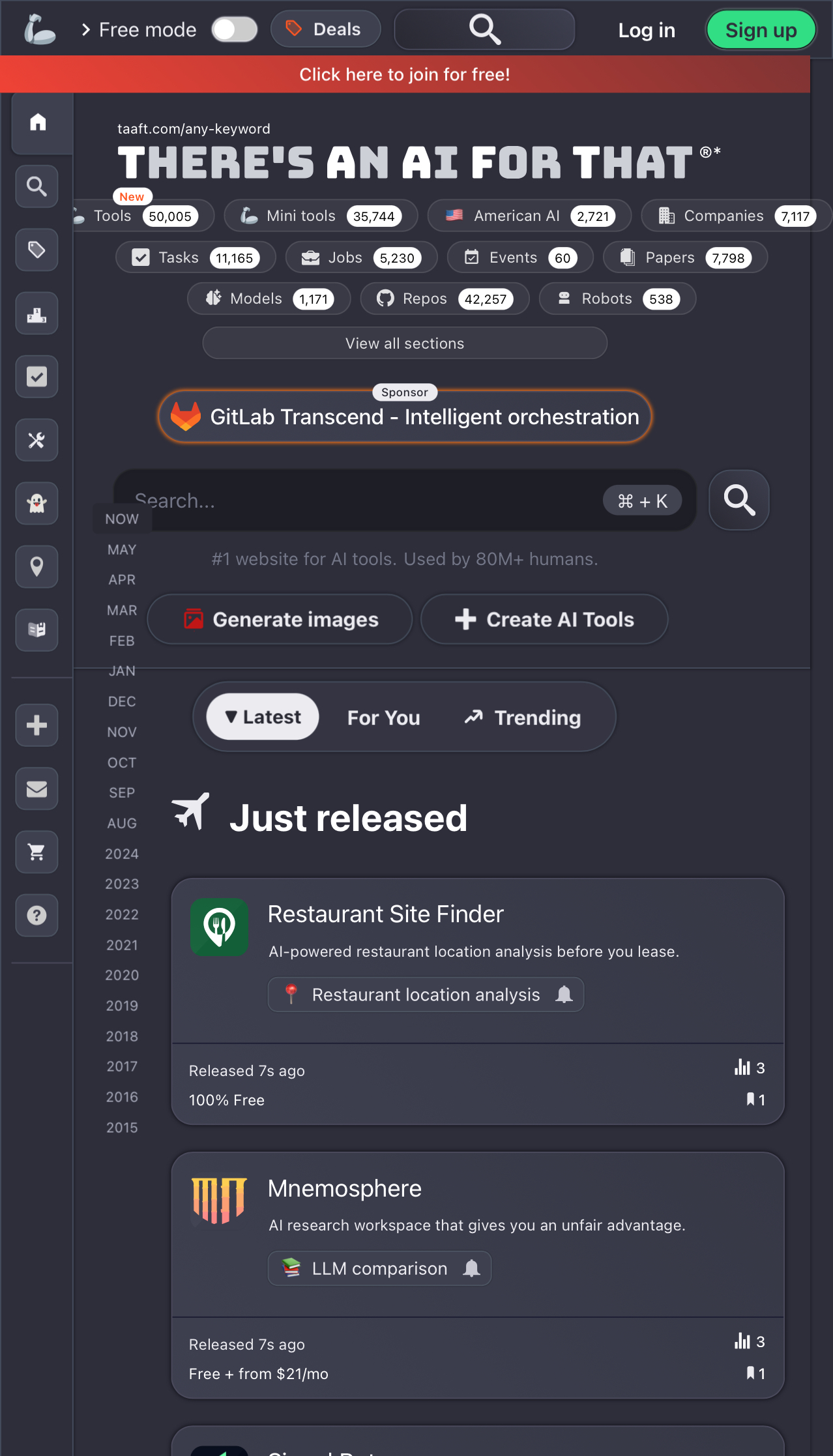 There Is An AI For That
