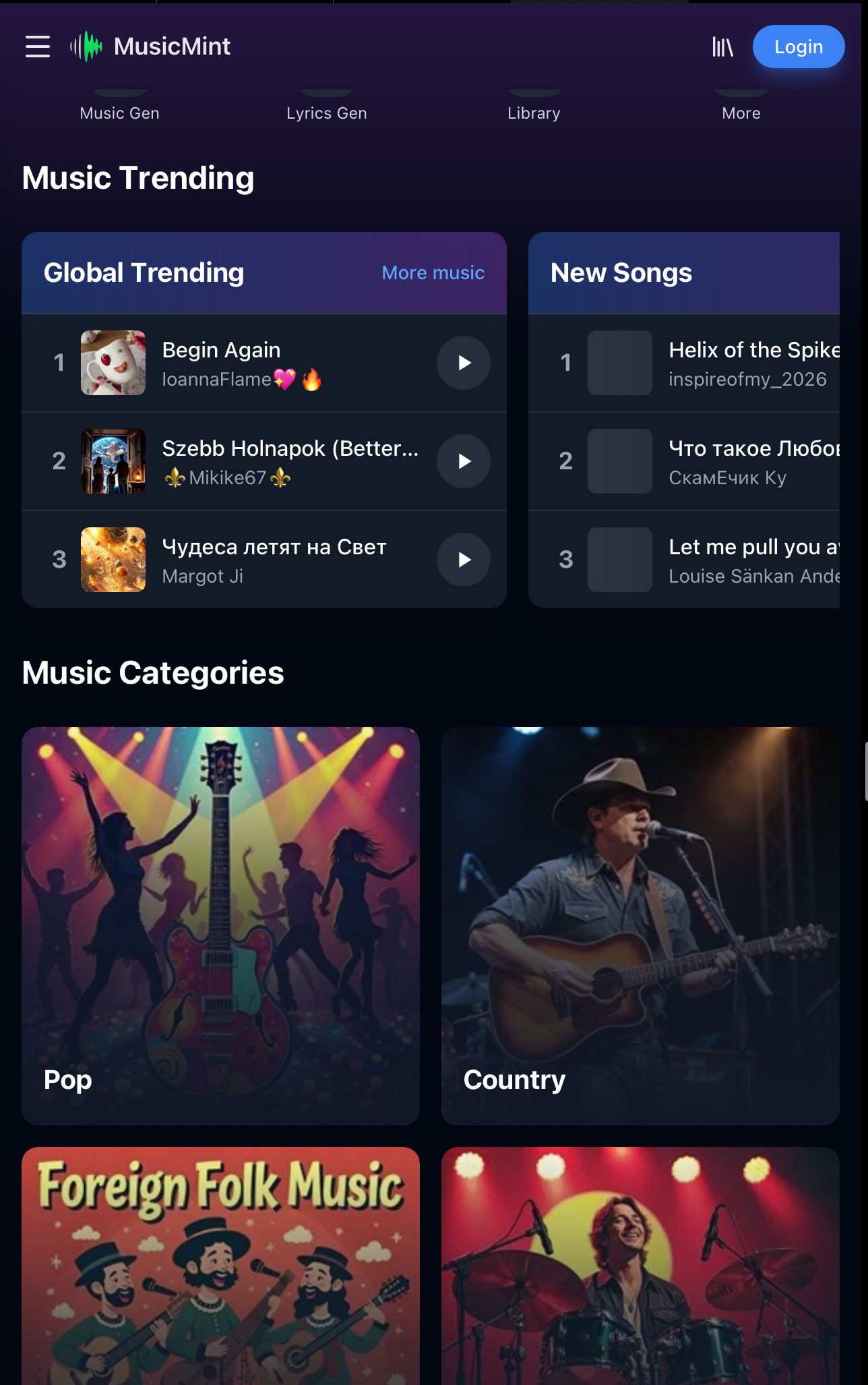 MusicMint AI Music Generator