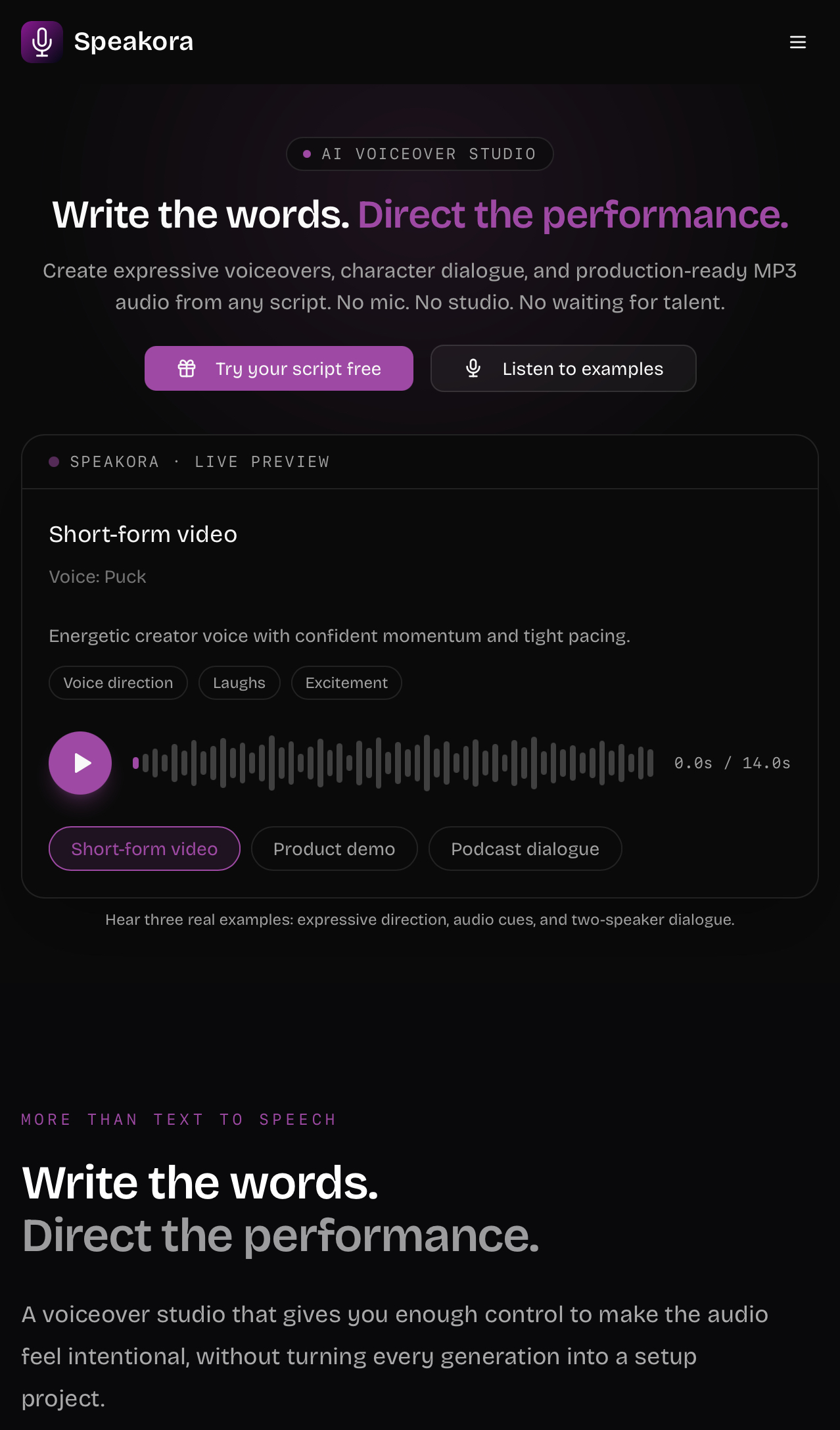AI Voice Generator for Creators