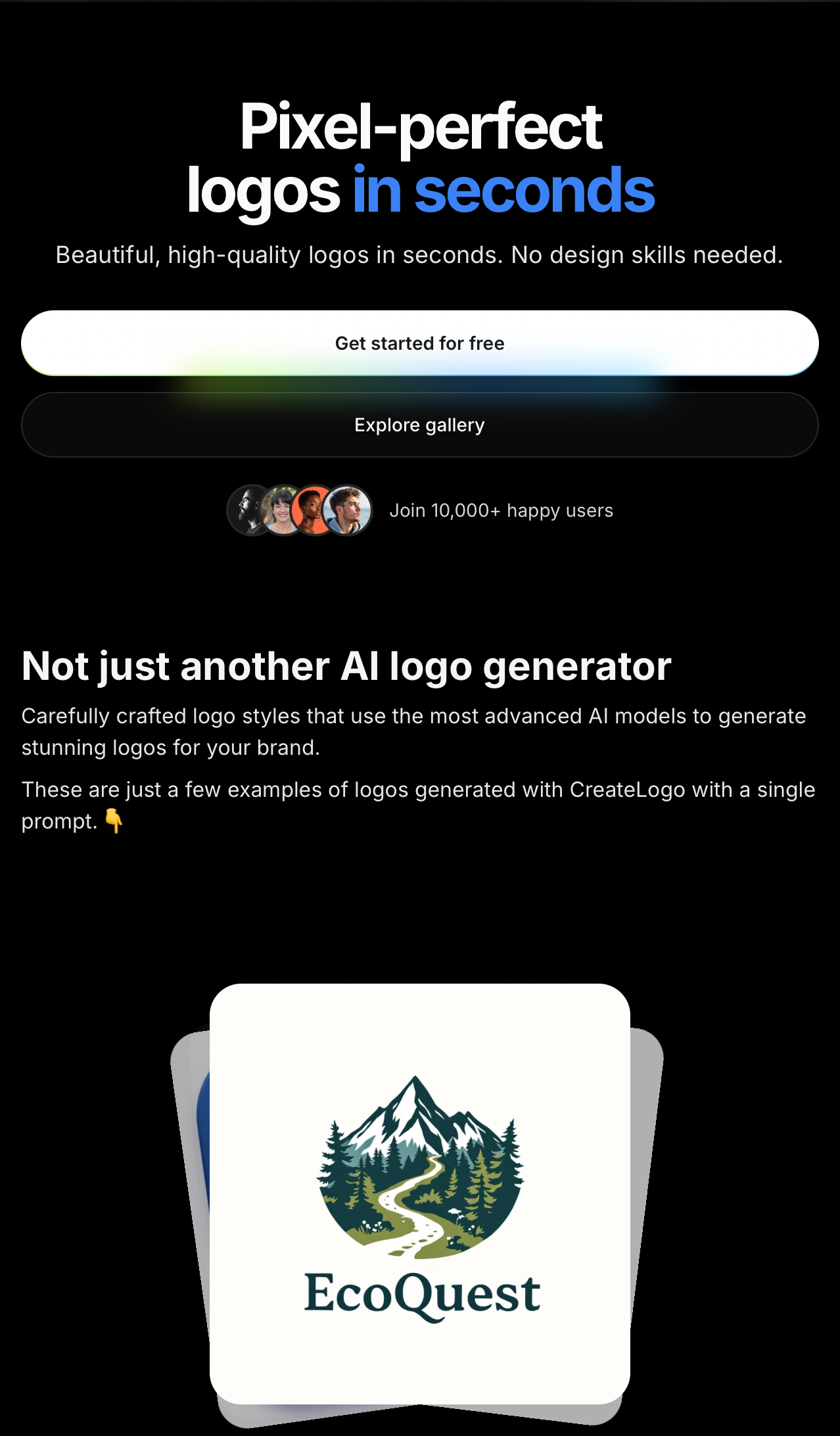 CreateLogo AI Logo Generator