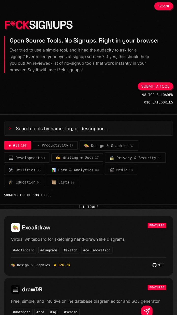 Fcksignups