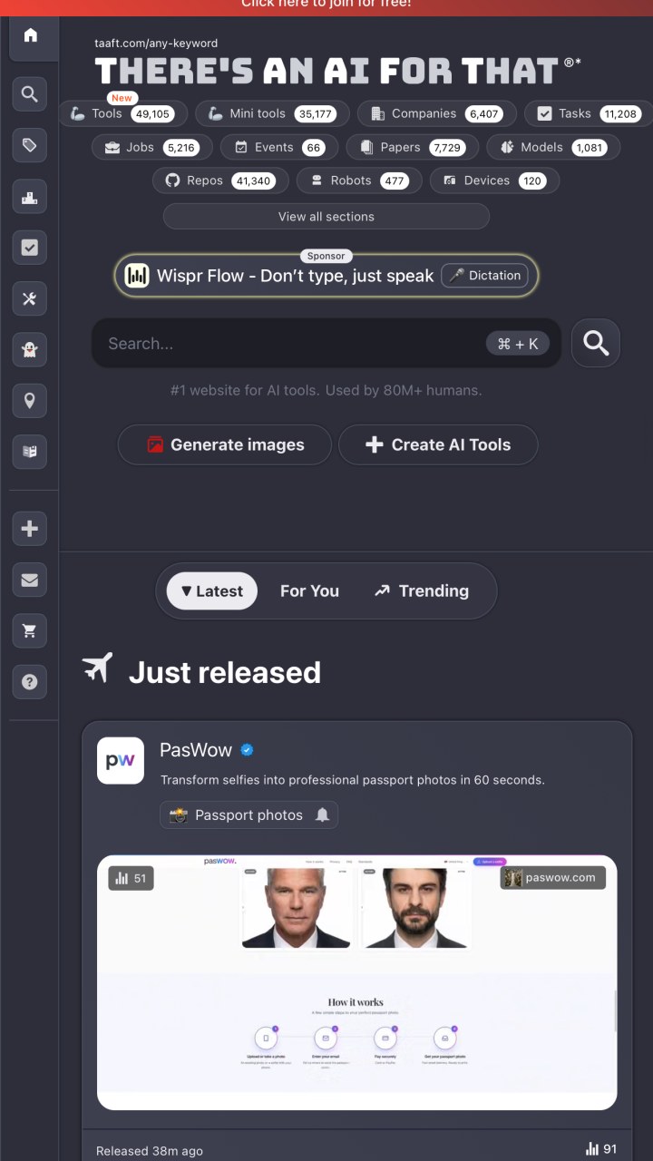 There Is An AI For That