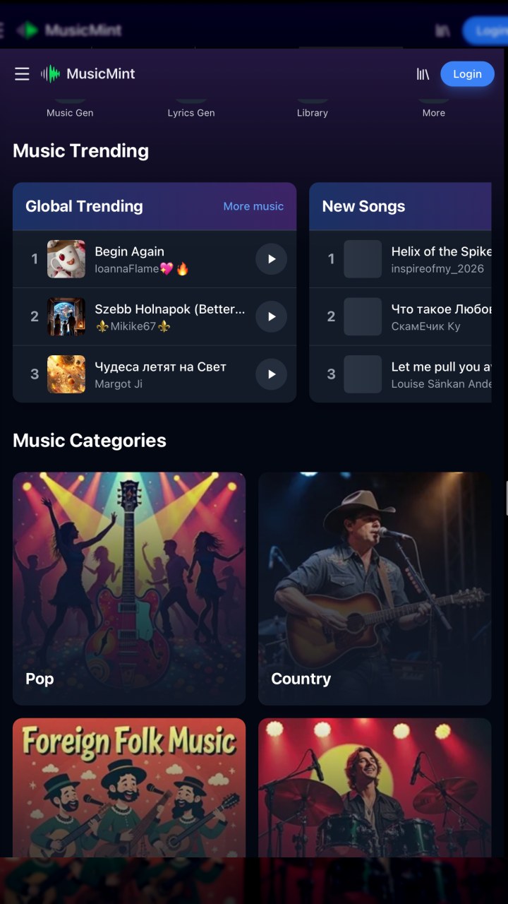 MusicMint AI Music Generator